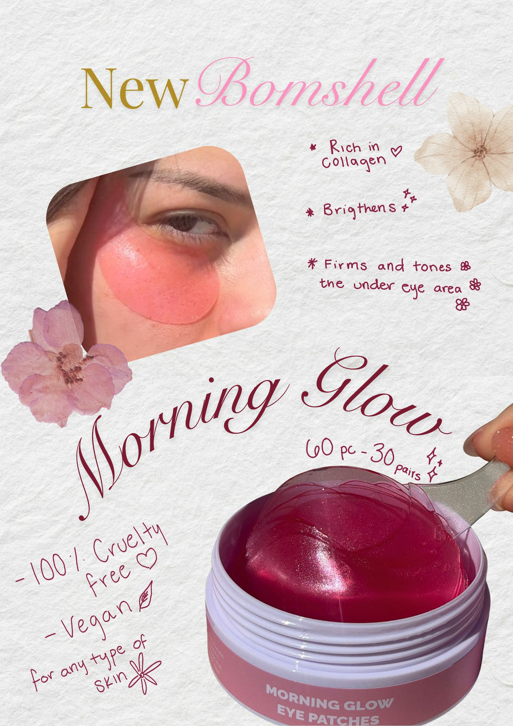 Morning Glow eye patches by KALAUBEAUTY